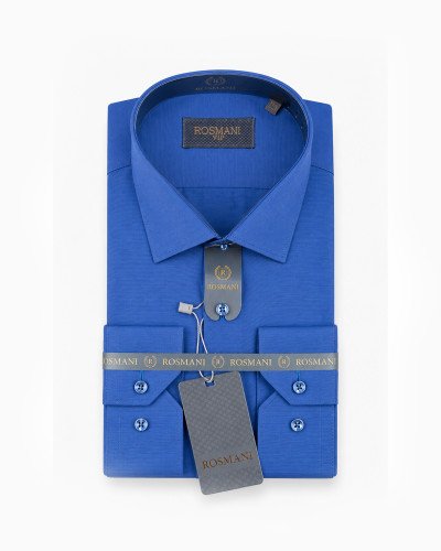 Chemise Bleu Roi Unie Regular Fit