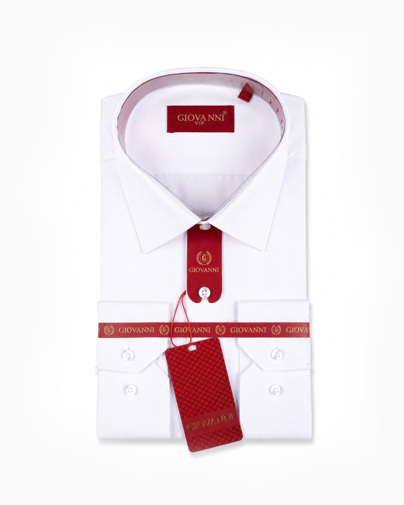 chemise blanche unie regular fit