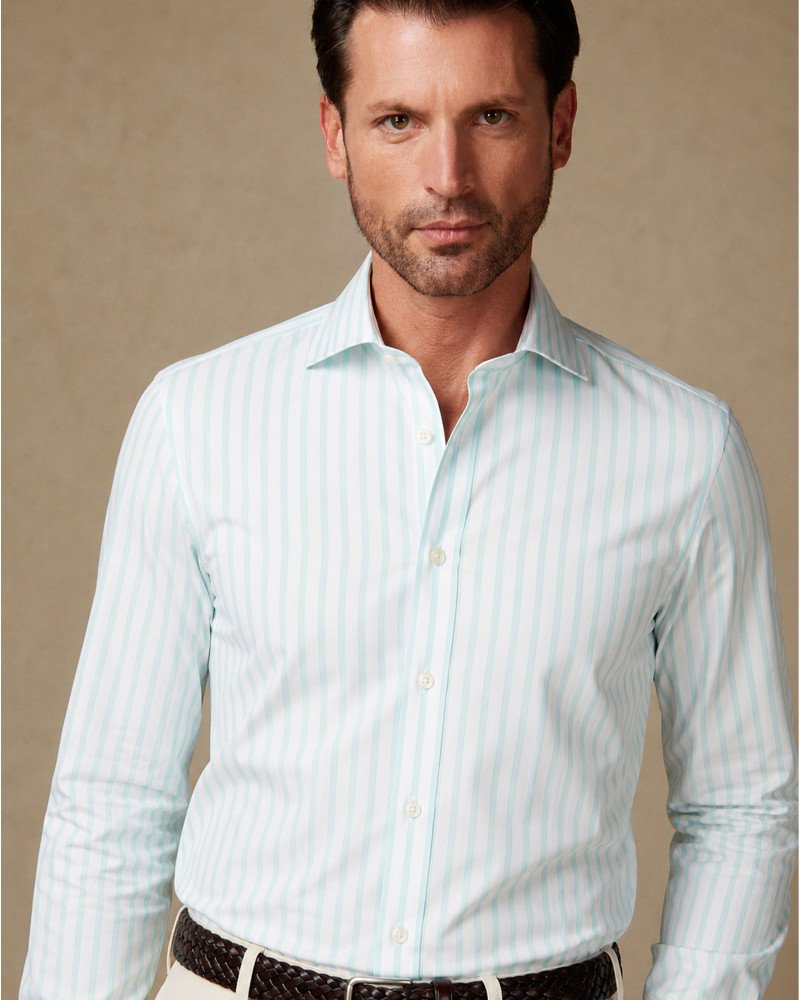 Chemise Blanche Rayée Regular Fit | Vestiaire