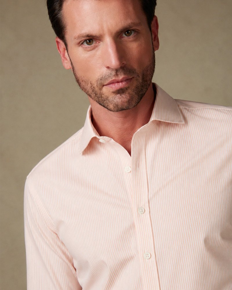 Chemise Pêche Rayée Regular Fit | Vestiaire