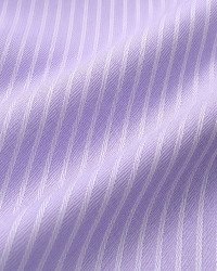 Chemise Lilas Rayée Regular Fit | Vestiaire